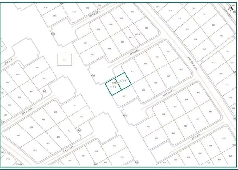 أرض 468 م² في البلقاء 3