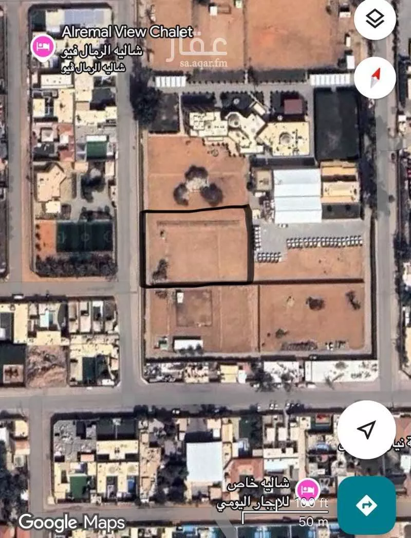 أرض 4060 م² في الرمال 3