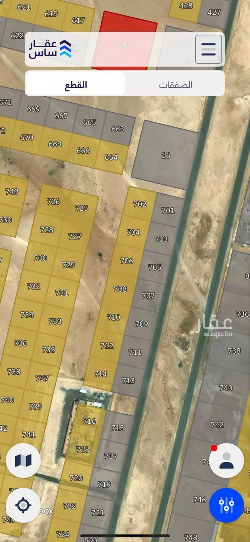 أرض 900 م² في الشرق 3