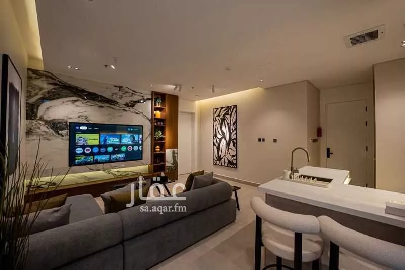 شقة 1 غرف في العقيق 5