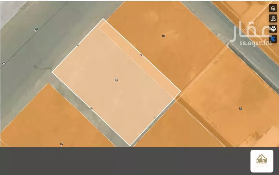أرض 630 م² في الغابة 2