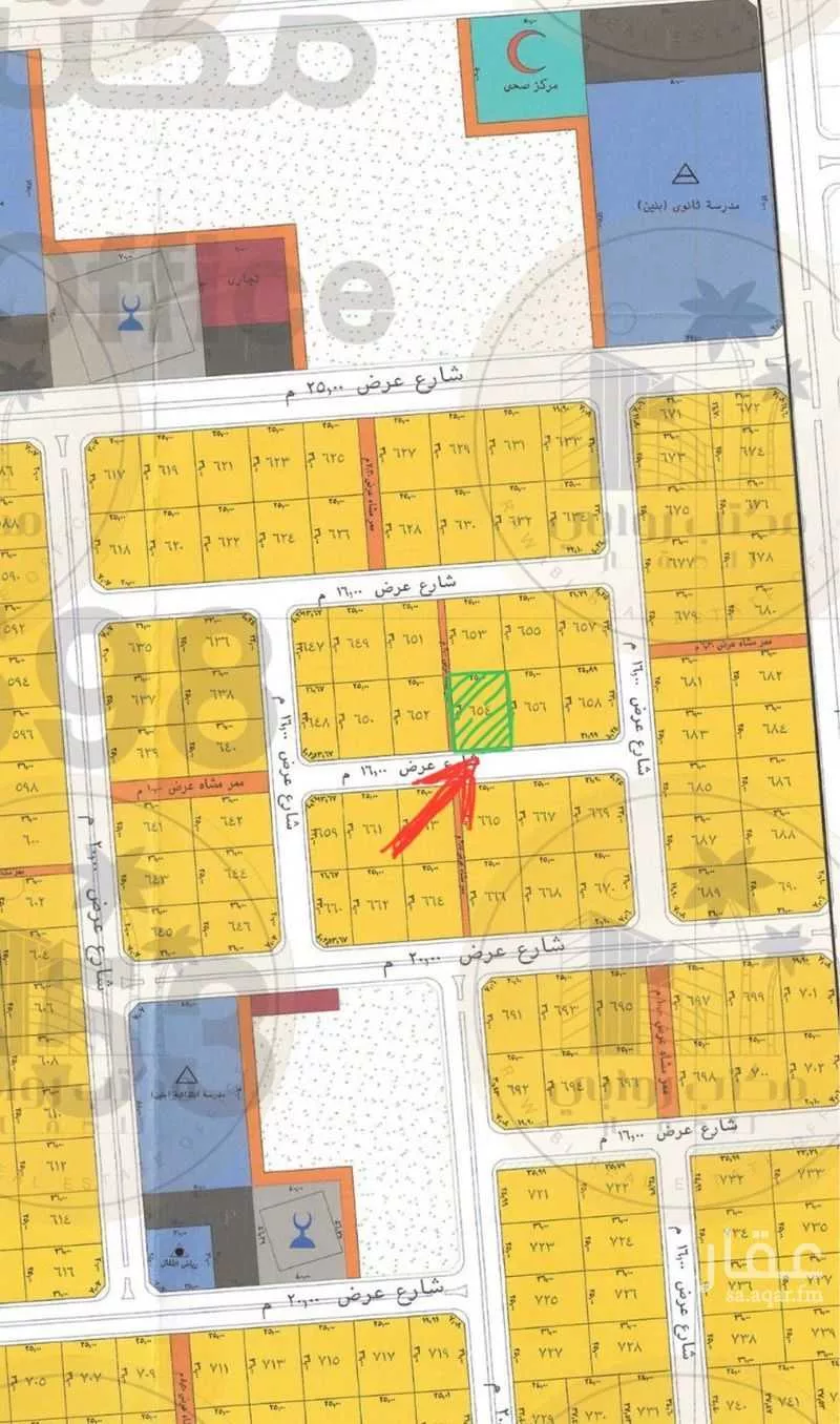 أرض 899 م² في المسرة