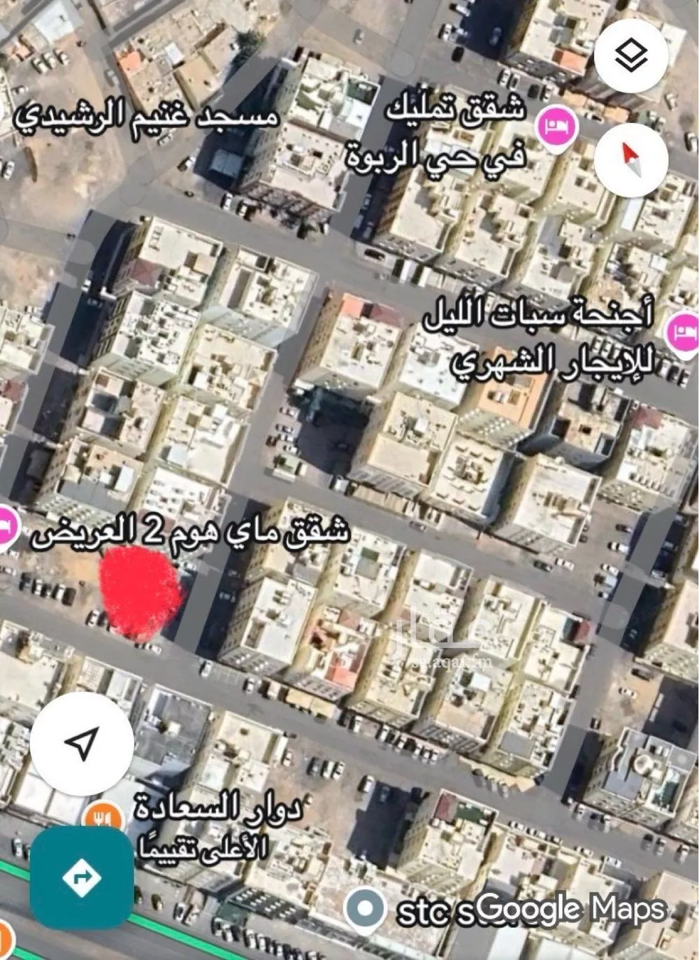 أرض 562 م² في العريض 1