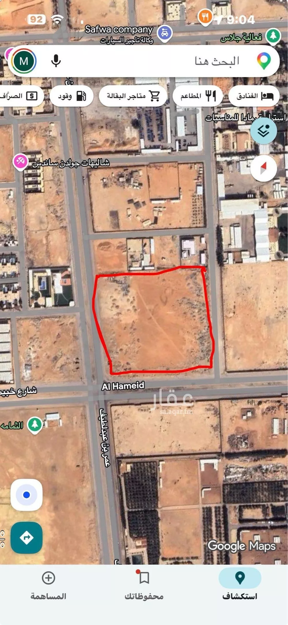أرض 40476 م² في الرمال 3