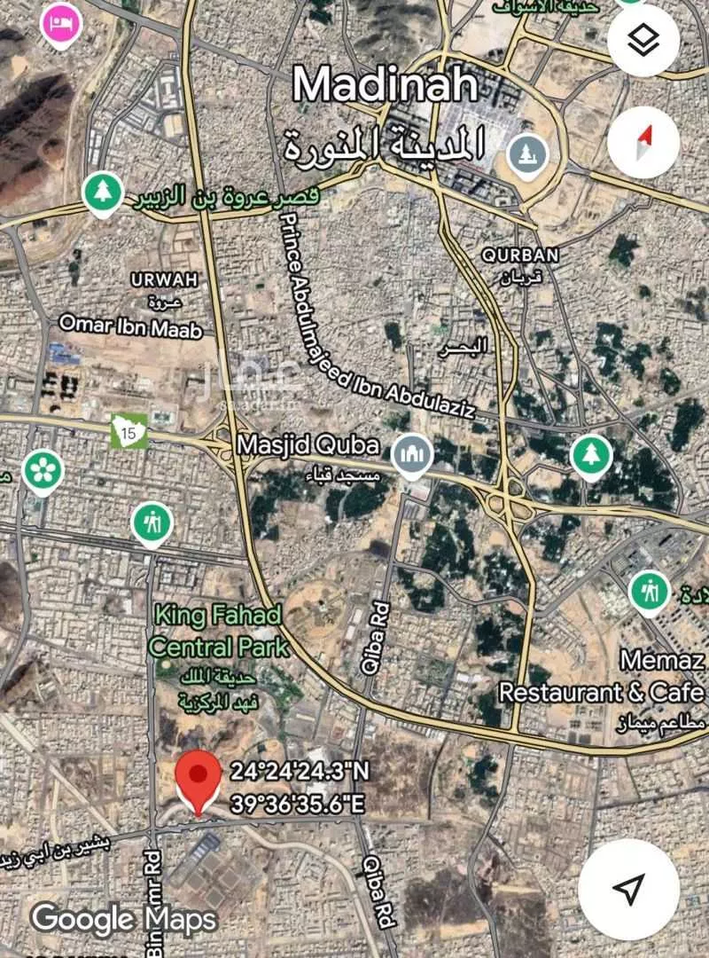 أرض 478 م² في الحديقة 2