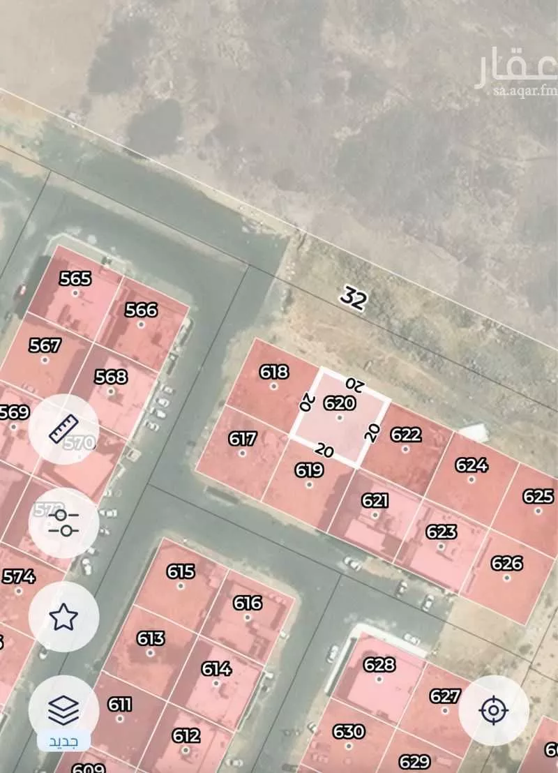 أرض 400 م² في العسيلة 2