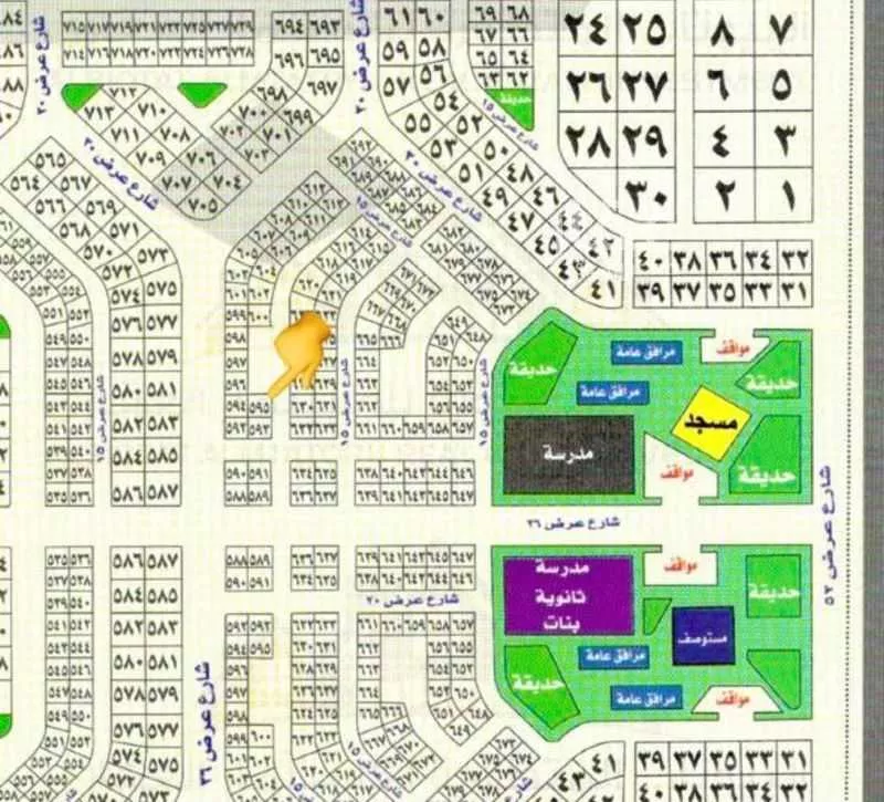 أرض 400 م² في الزمرد