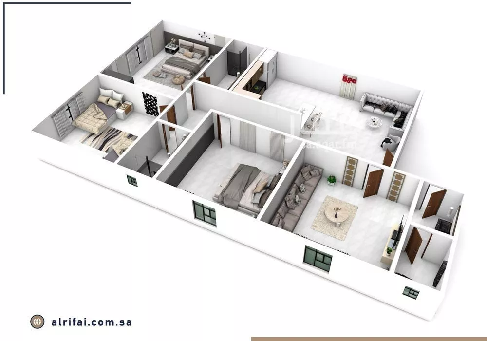 شقة 4 غرف في السلامة 2