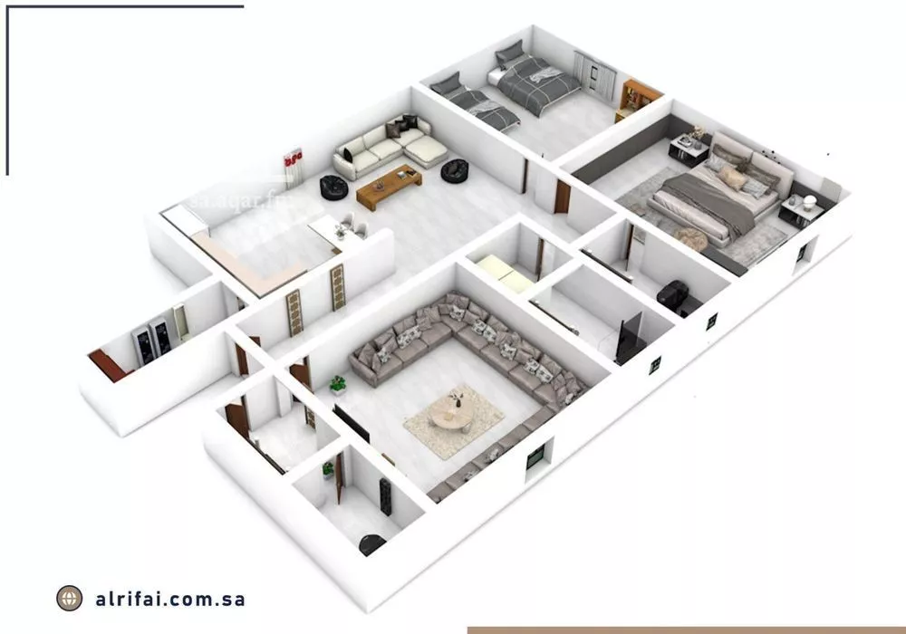 شقة 3 غرف في السلامة 3