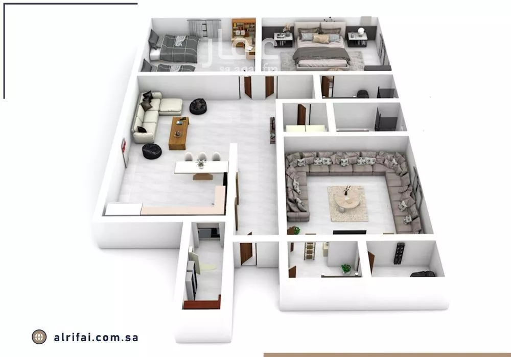 شقة 3 غرف في السلامة 5