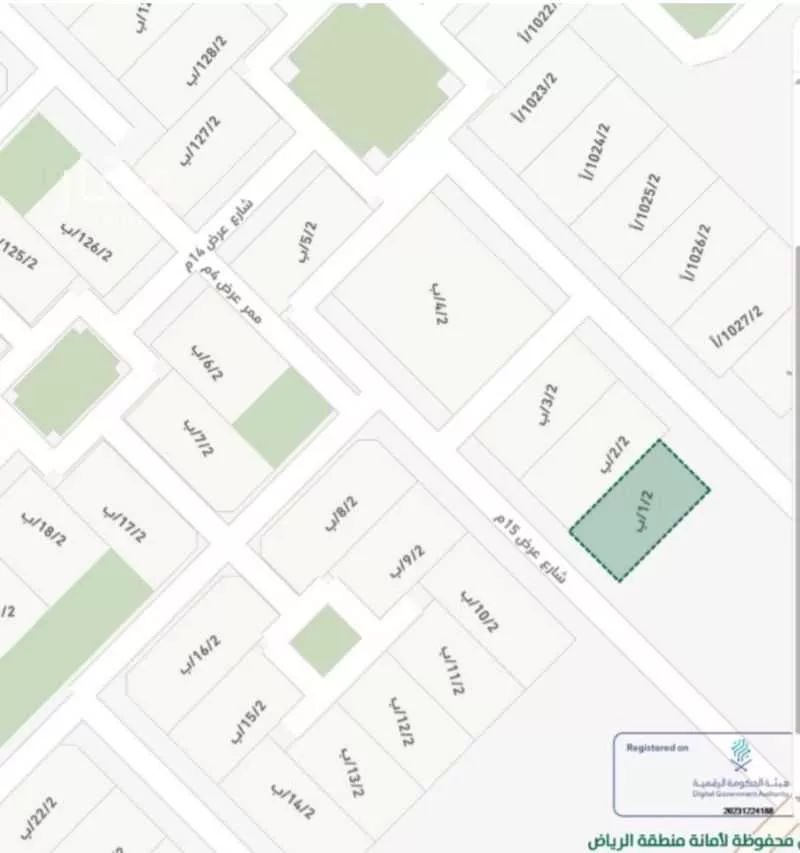 أرض 405 م² في عريض 3