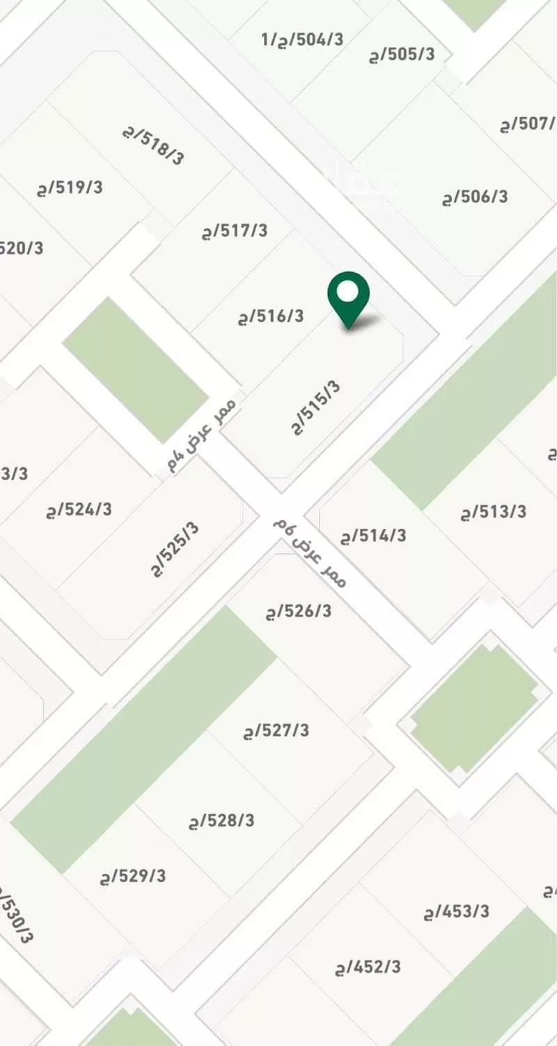 أرض 517 م² في عريض 5