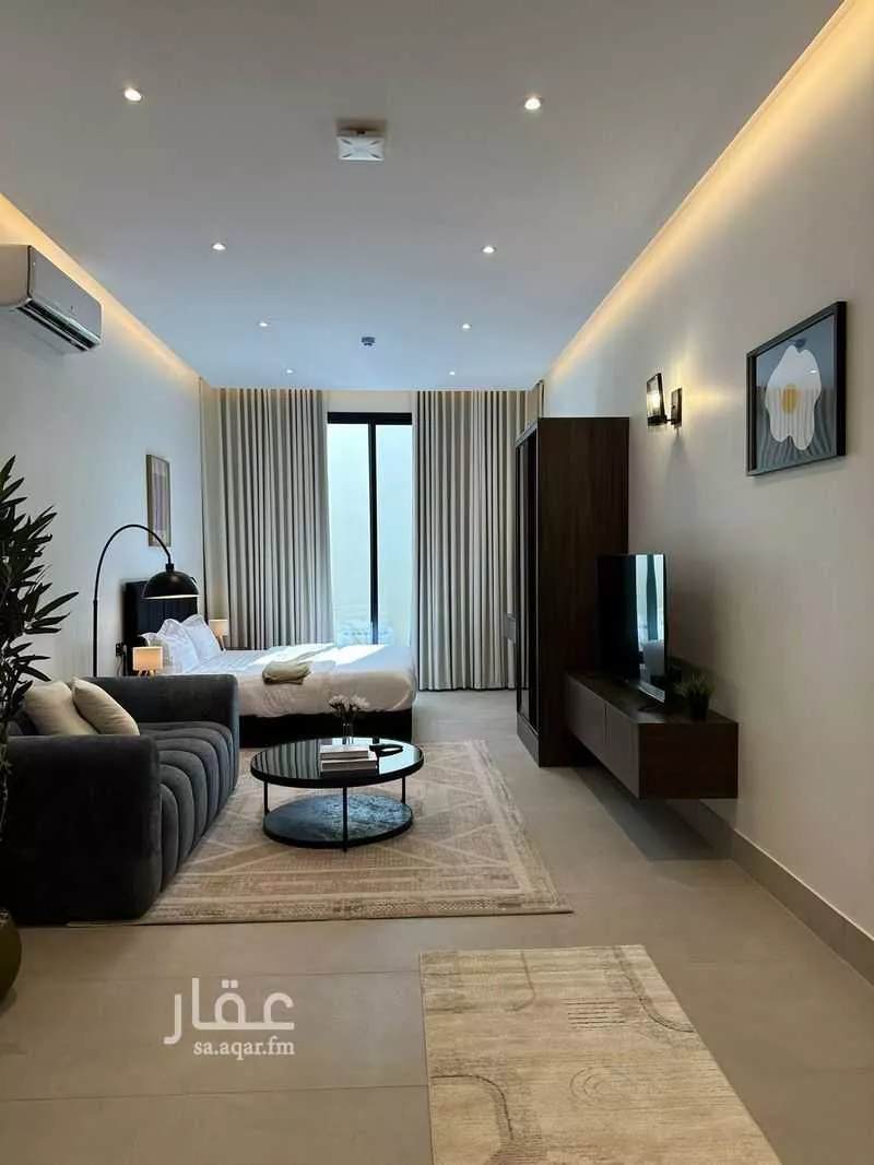 شقة 1 غرف في النرجس 2