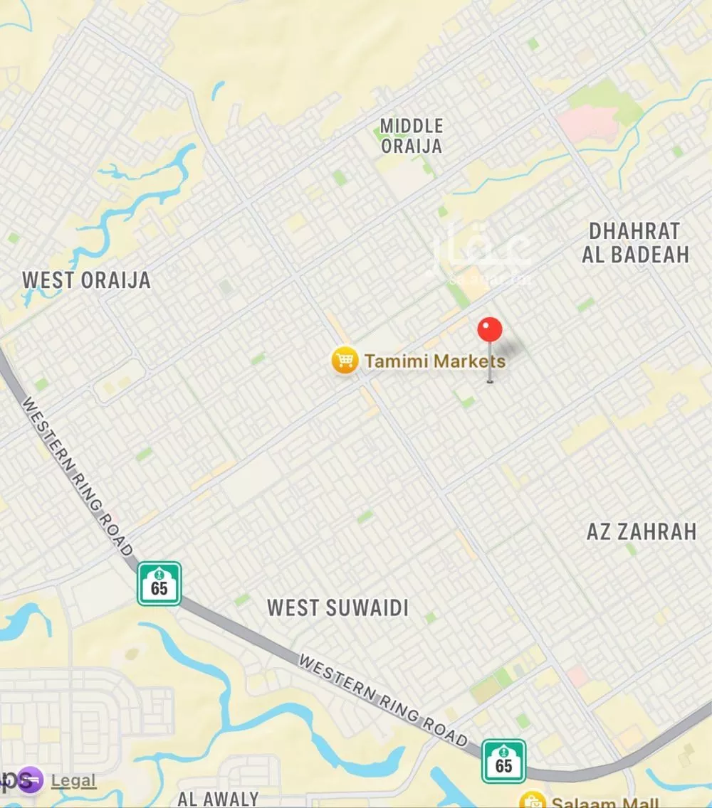 أرض 630 م² في ظهرة البديعة 5