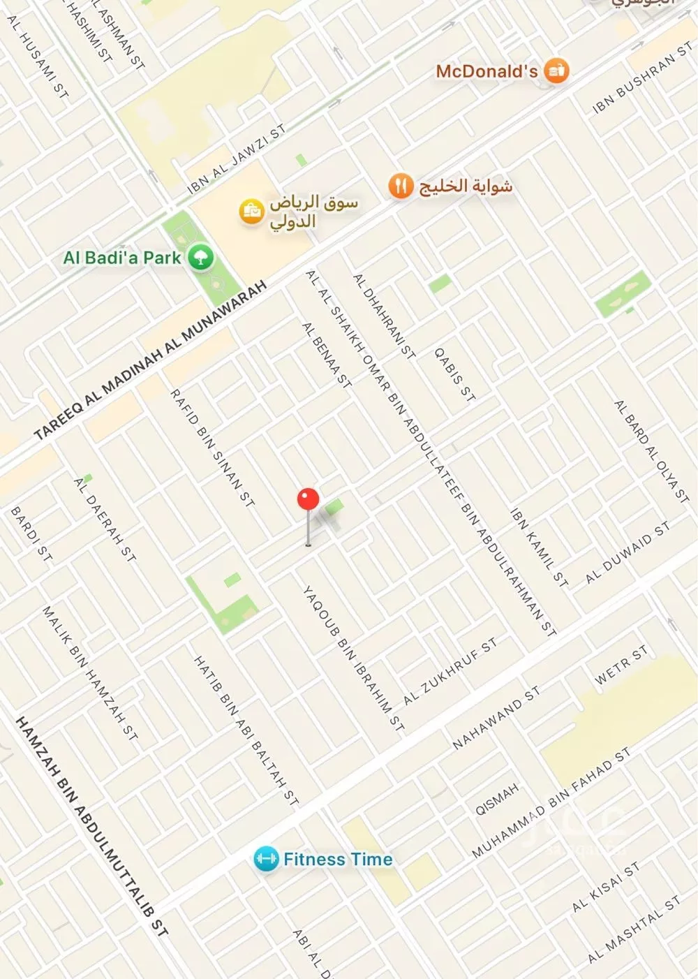 أرض 630 م² في ظهرة البديعة 2