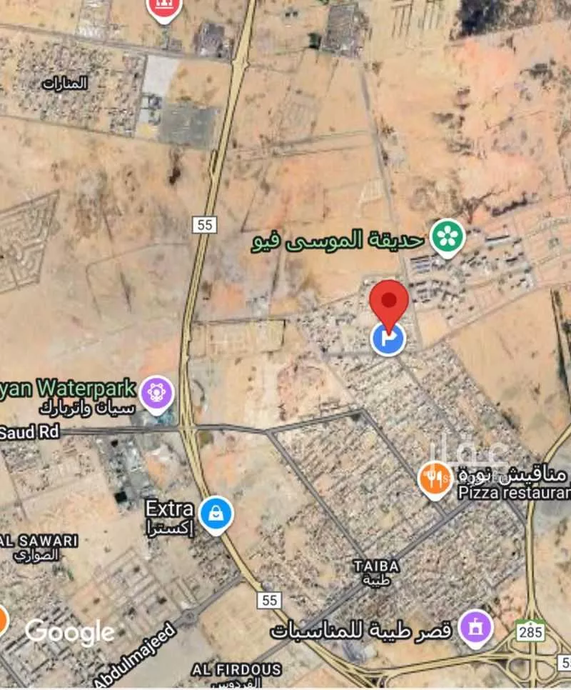 أرض 1200 م² في طيبة 4