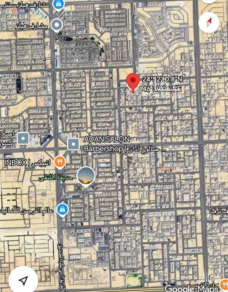 420 sqm land in Al Narjis 2