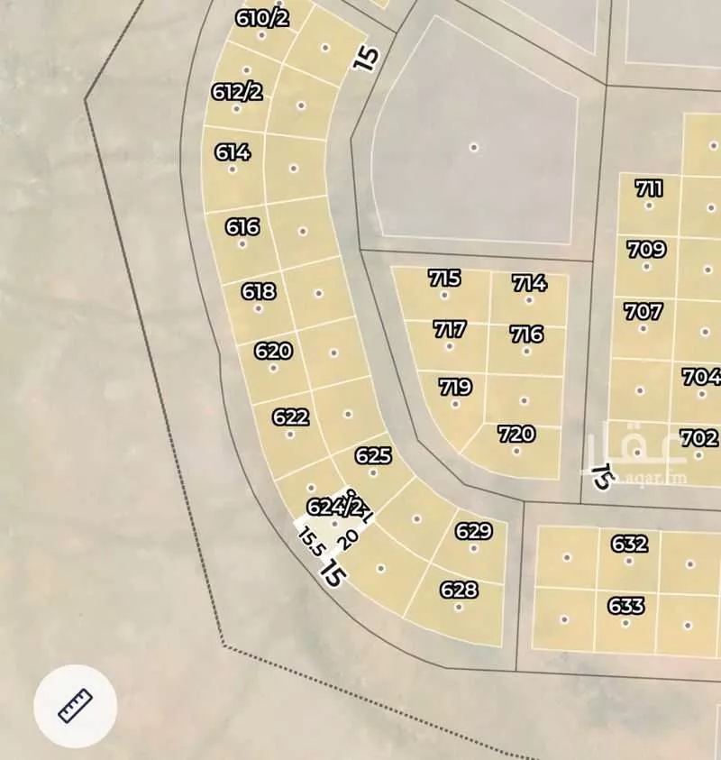 أرض 275 م² في عريض 2