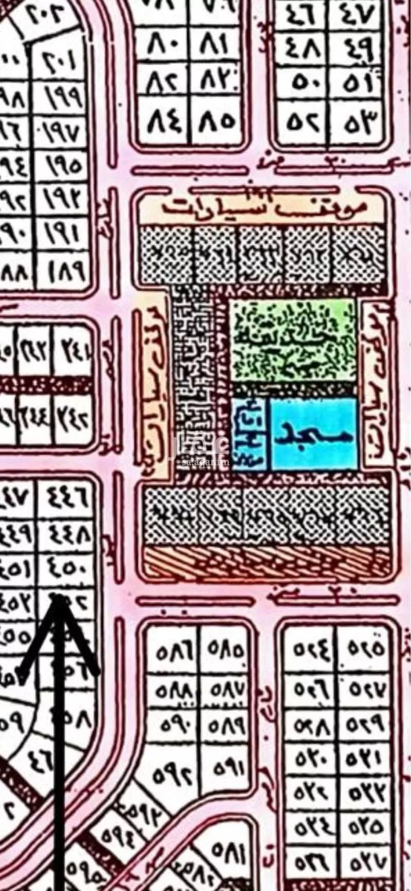 أرض 770 م² في الكوثر