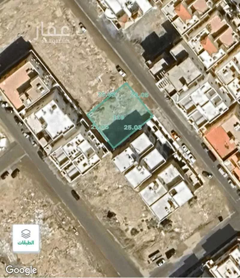 أرض 525 م² في الياقوت