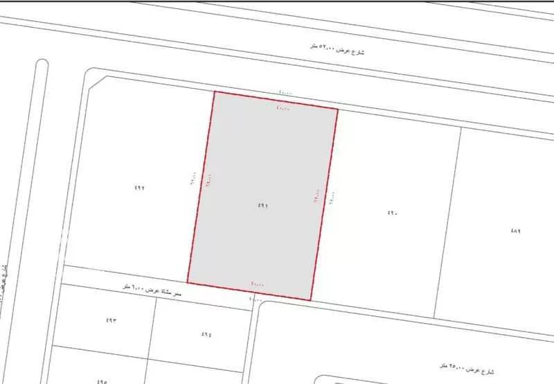 أرض 2480 م² في الزمرد 2