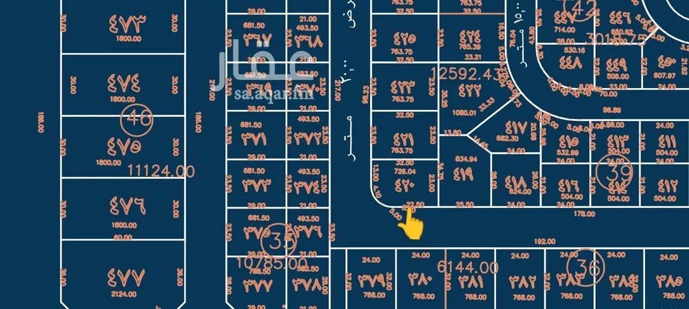 أرض 726 م² في المها 2