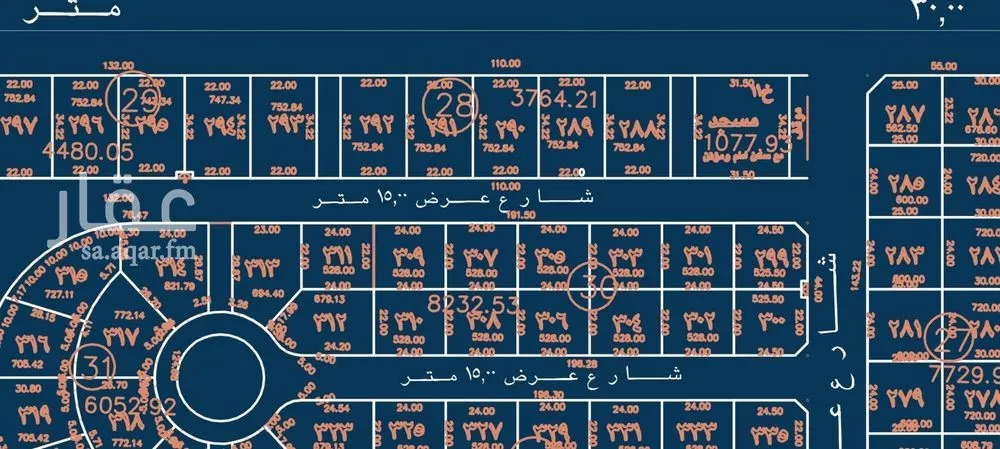أرض 528 م² في المها 2