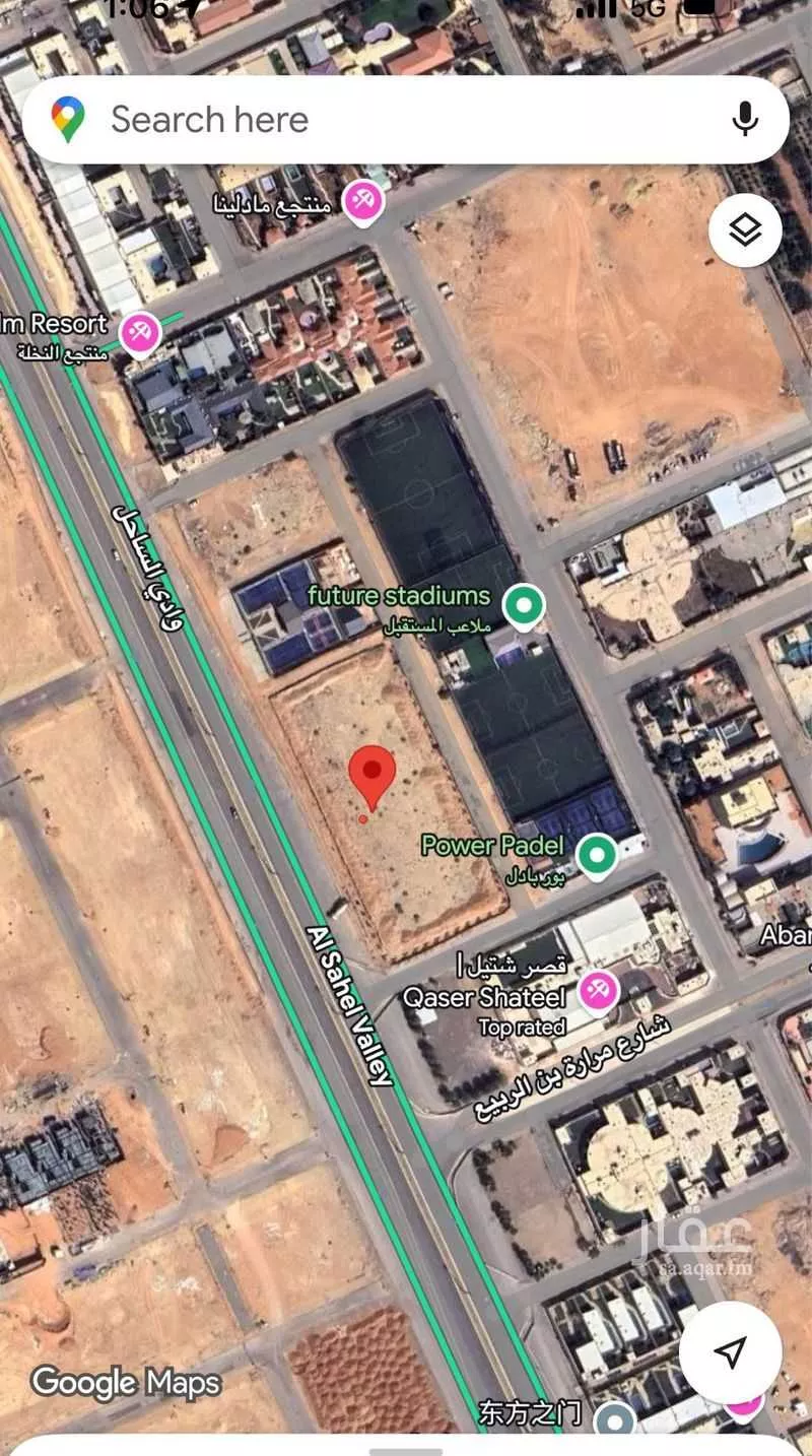 أرض 7680 م² في الرمال