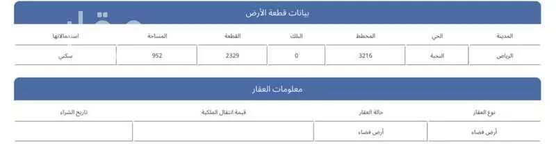 أرض 952 م² في الشرق 2