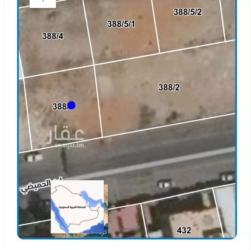 أرض 400 م² في الحائر 3