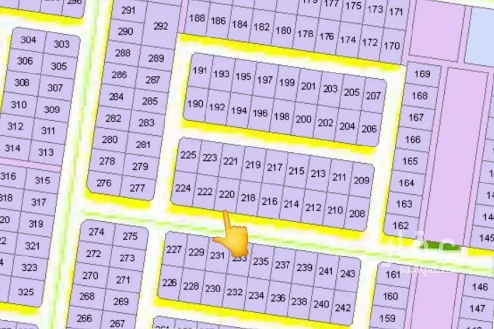 310 sqm land in Az Zomorod