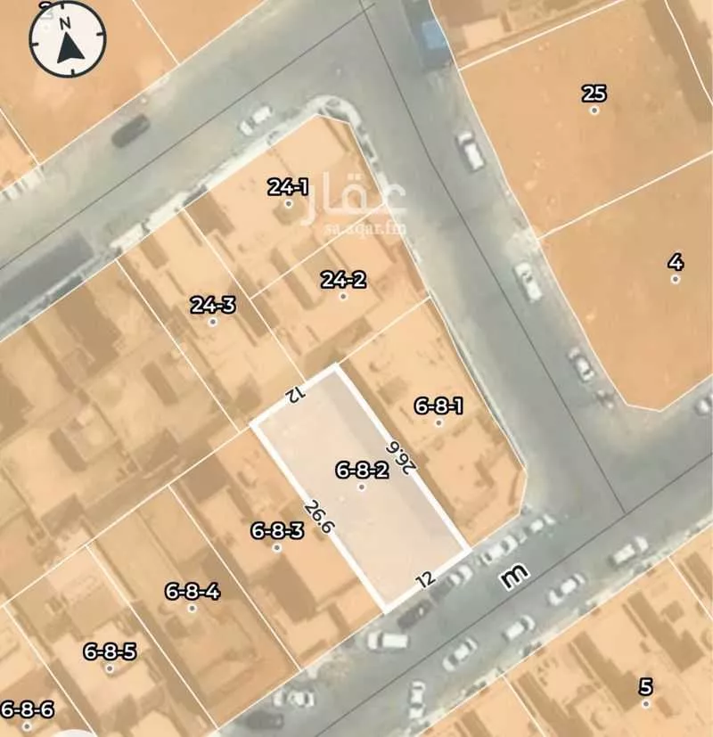 أرض 318 م² في شوران