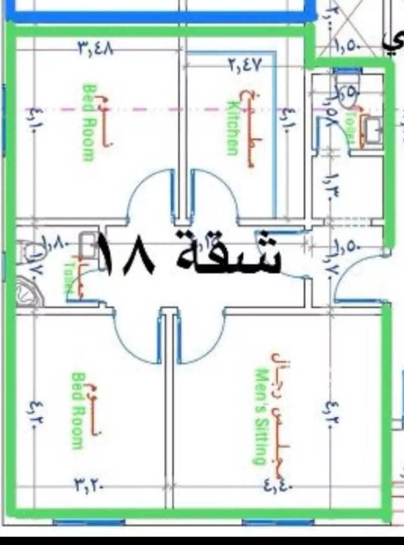 3 bedroom apartment in Al Fayha 3