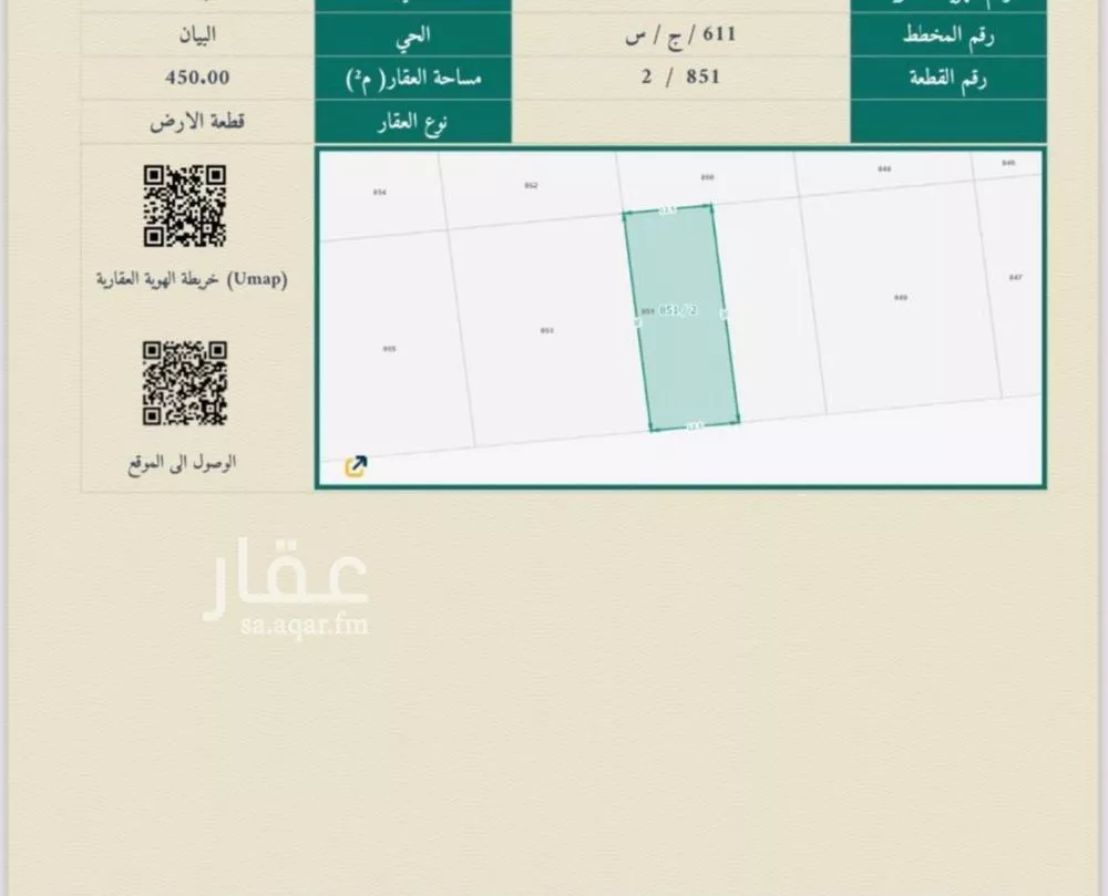 450 sqm land in Jeddah