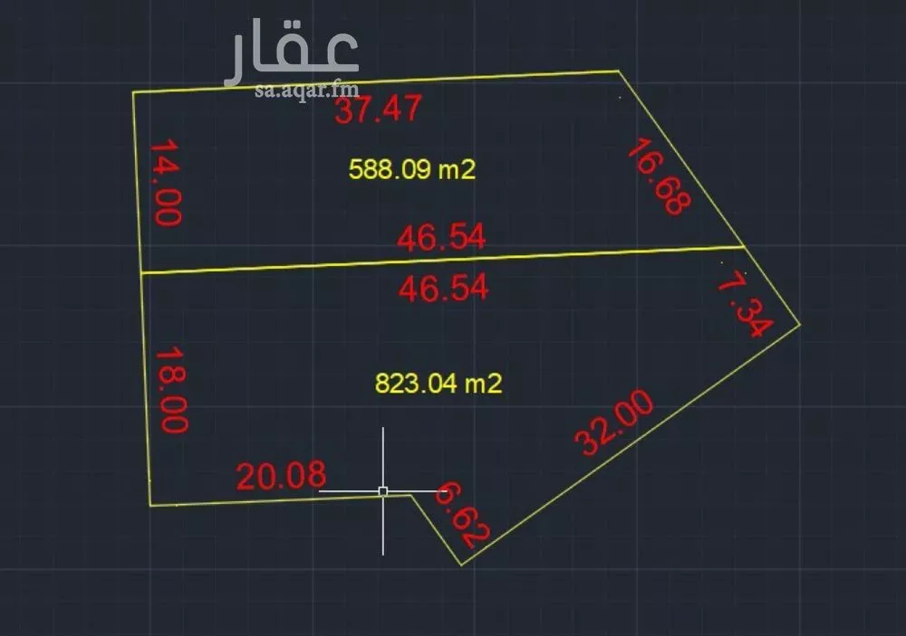 أرض 588 م² في بنبان 2