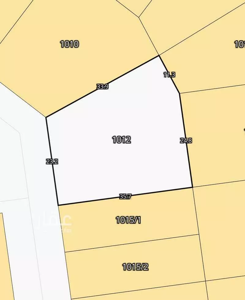 أرض 1067 م² في ضاحية نمار 2