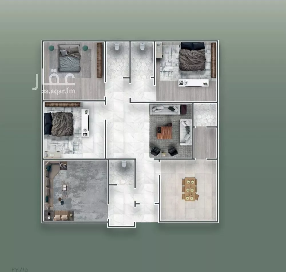 شقة 4 غرف في الصفا 2