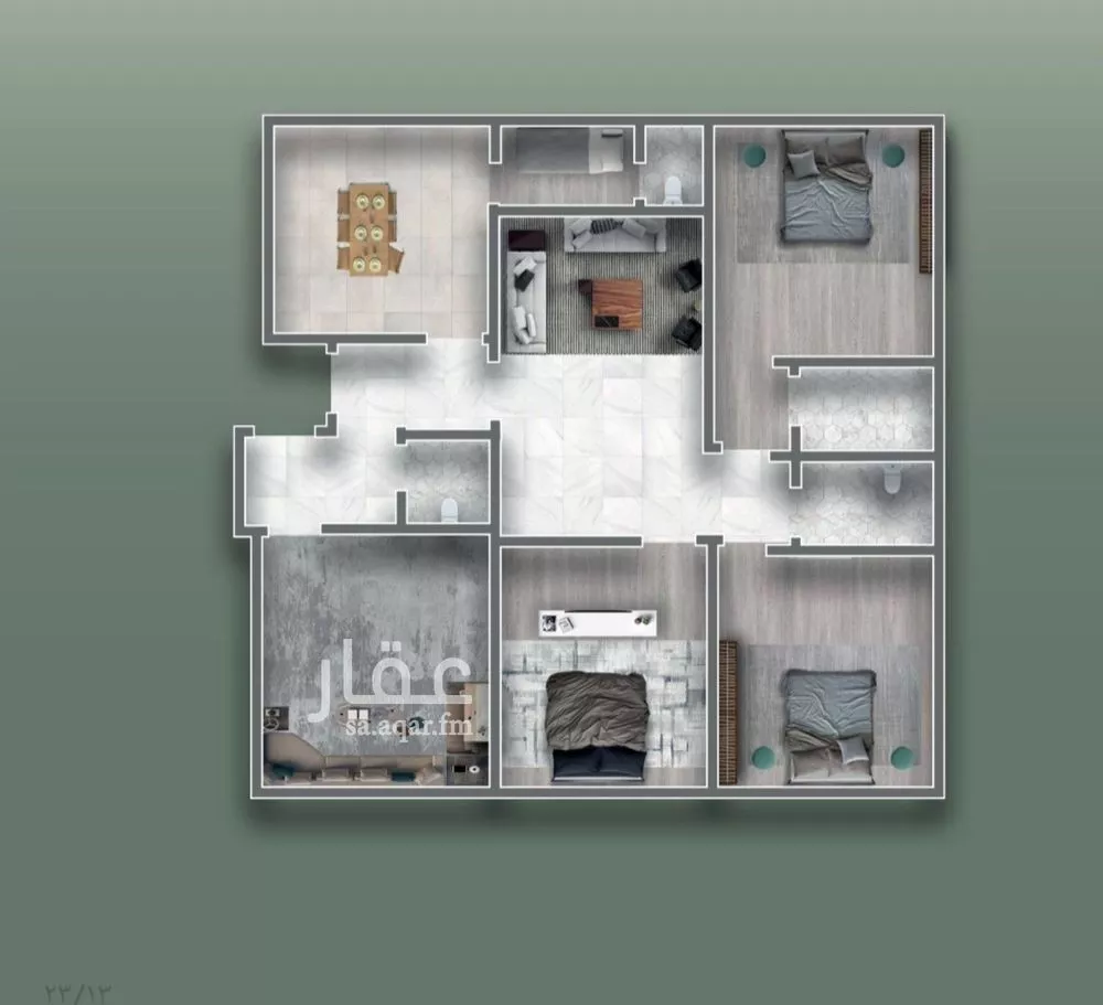 شقة 4 غرف في الصفا 3