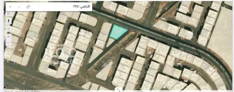 أرض 1085 م² في العزيزية 2