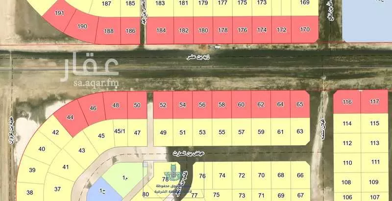أرض 875 م² في الكوثر 2