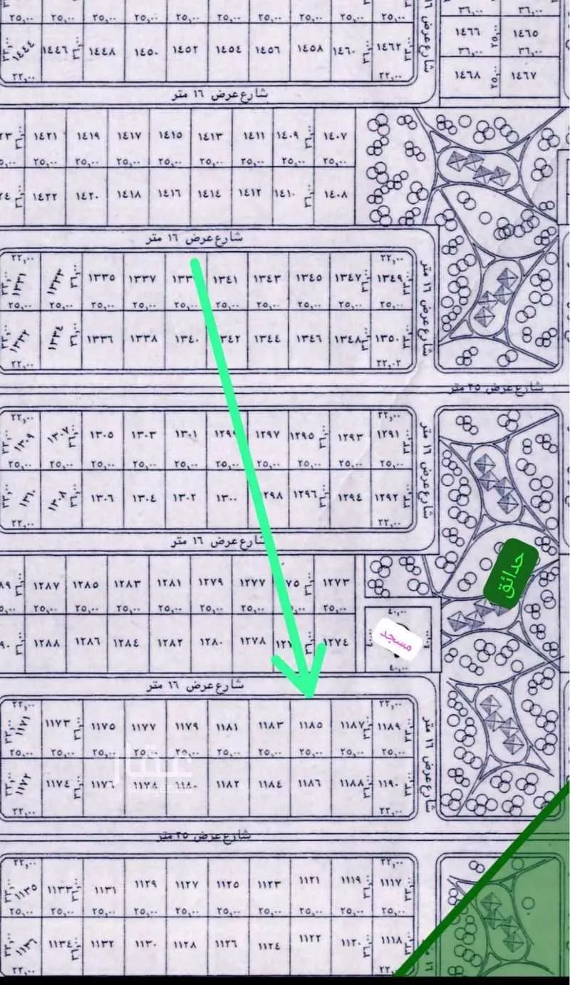 أرض 450 م² في جدة