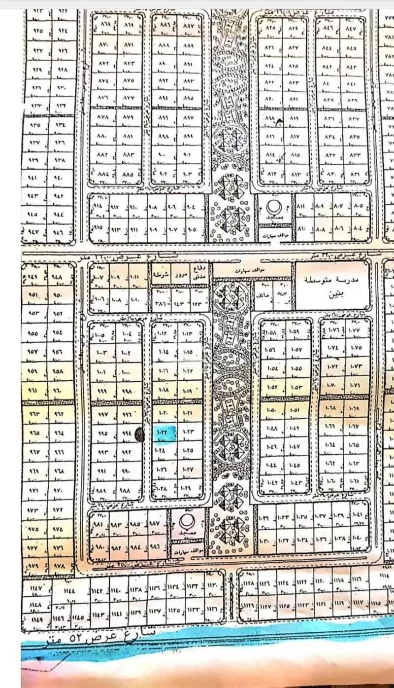 أرض 1200 م² في طيبة 3