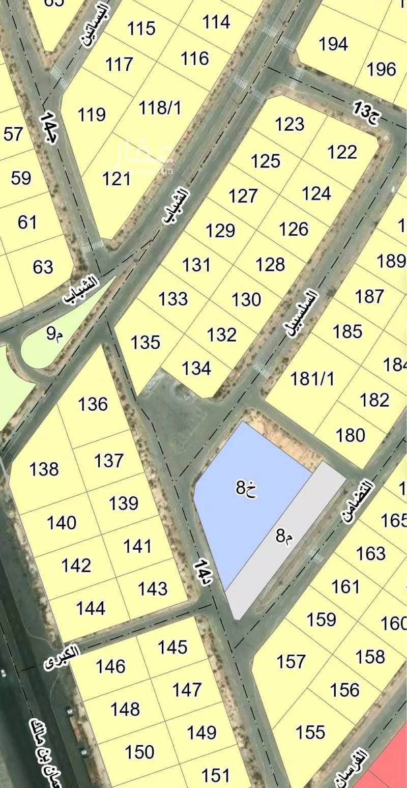 أرض 841 م² في الشعلة 4