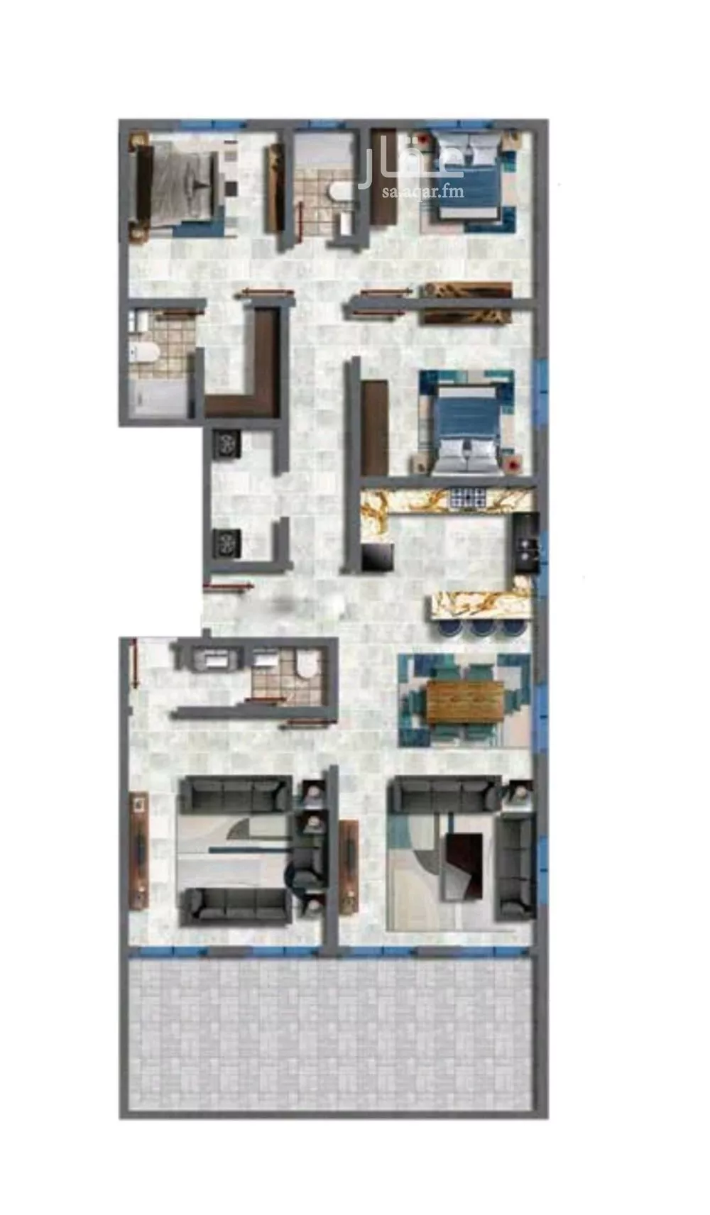 5 bedroom apartment in Al Naeem 3