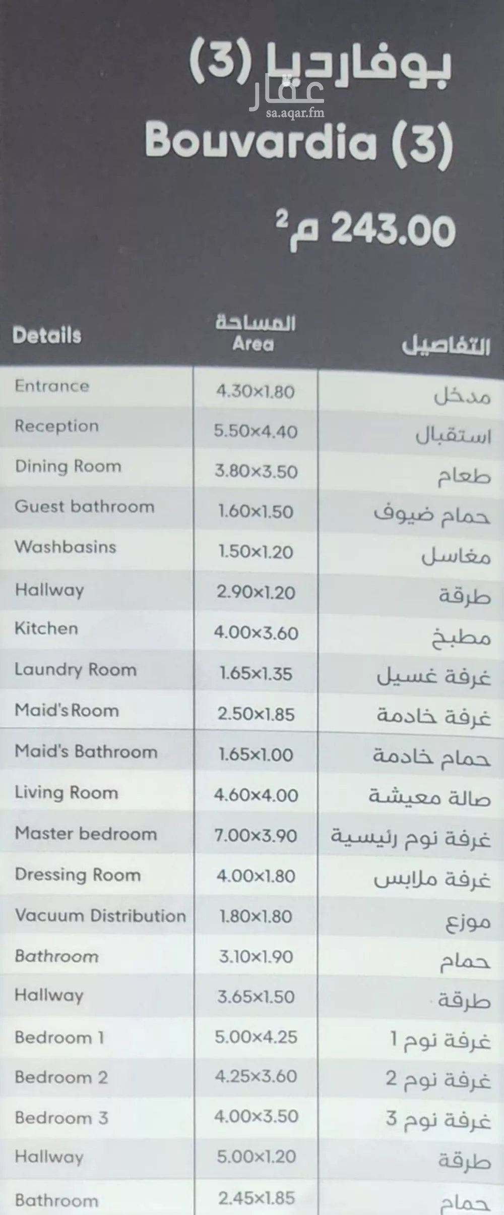 شقة 6 غرف في الحمدانية 3