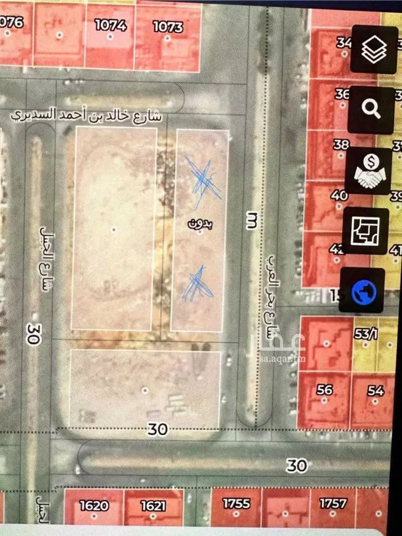 أرض 2560 م² في الخليج 2