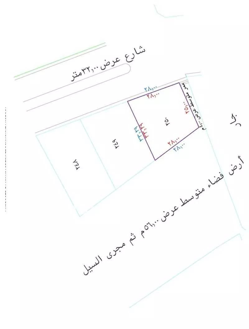 808 sqm land in Al Falah 2