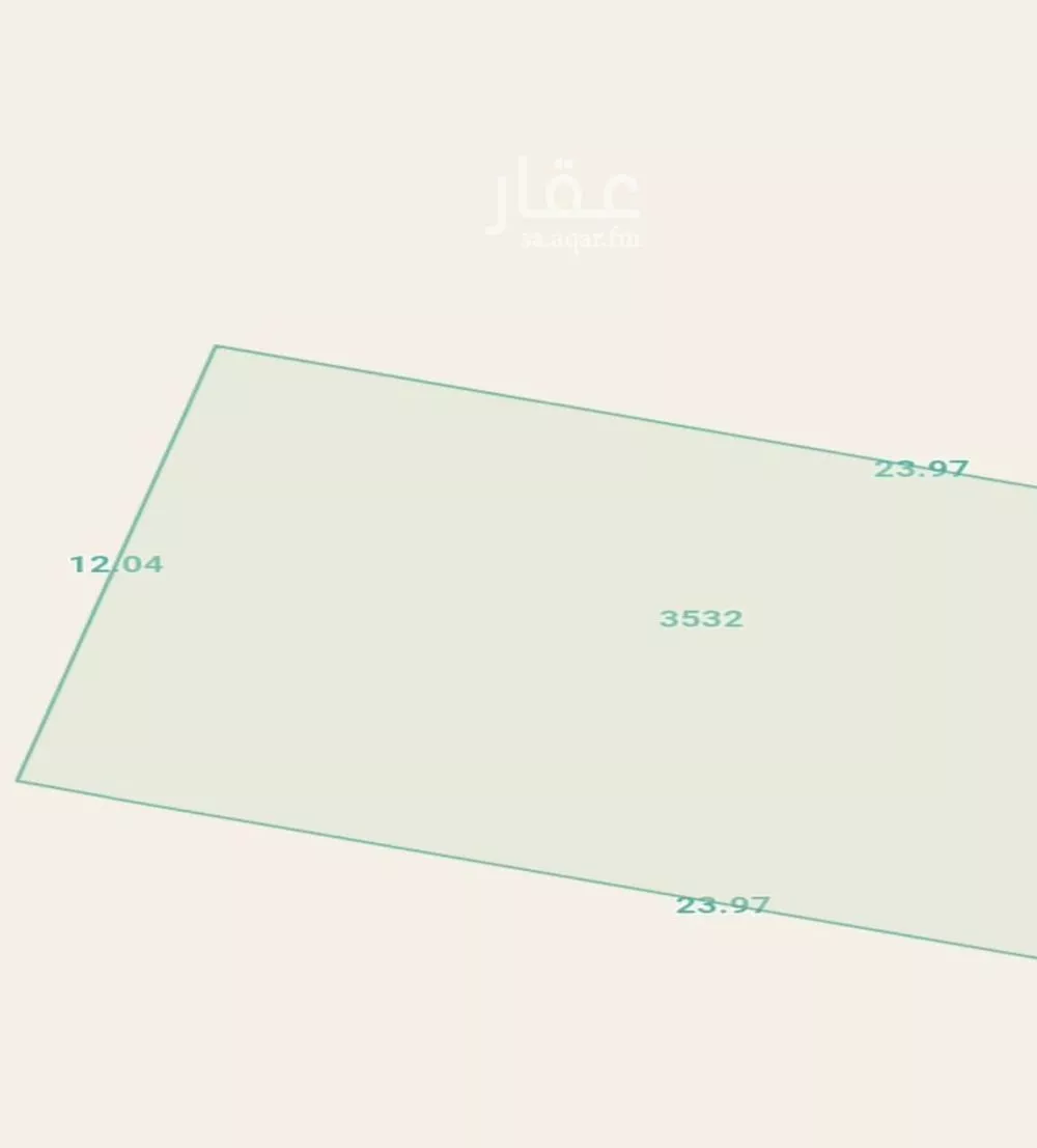 أرض 288 م² في الشرق 3