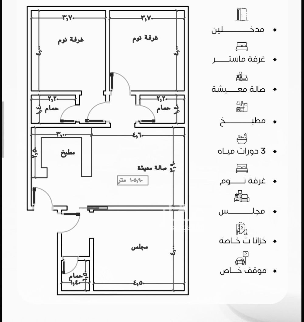 شقة 3 غرف في اللؤلؤ، جدة 7