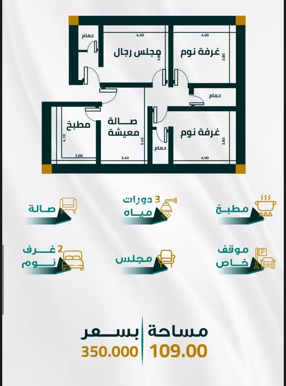 3 bedroom apartment in Al Fayha, Jeddah 5